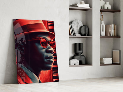 Jazz Glass Wall Art