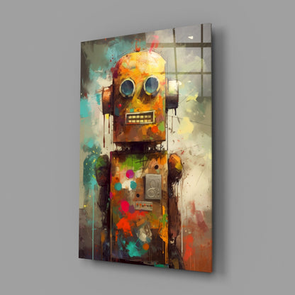 Robocute Glass Wall Art