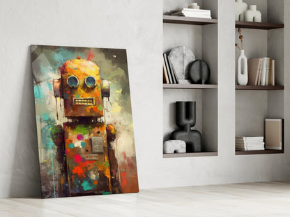Robocute Glass Wall Art