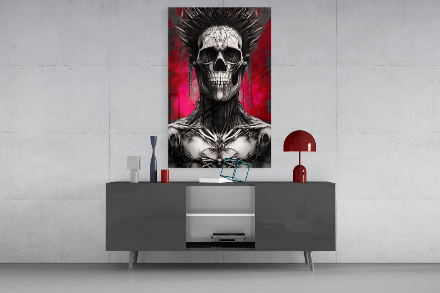 Warrior Glass Wall Art