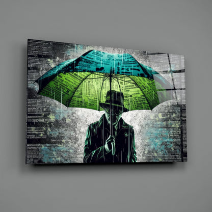 Rain of Answers Glass Wall Art