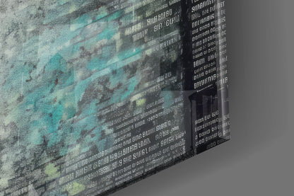 Rain of Answers Glass Wall Art