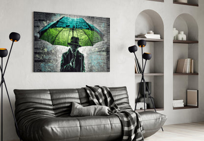 Rain of Answers Glass Wall Art
