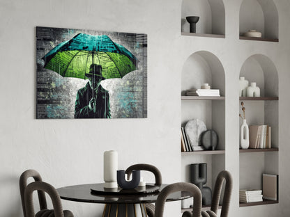 Rain of Answers Glass Wall Art