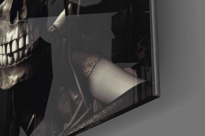 Skull Party Glass Wall Art