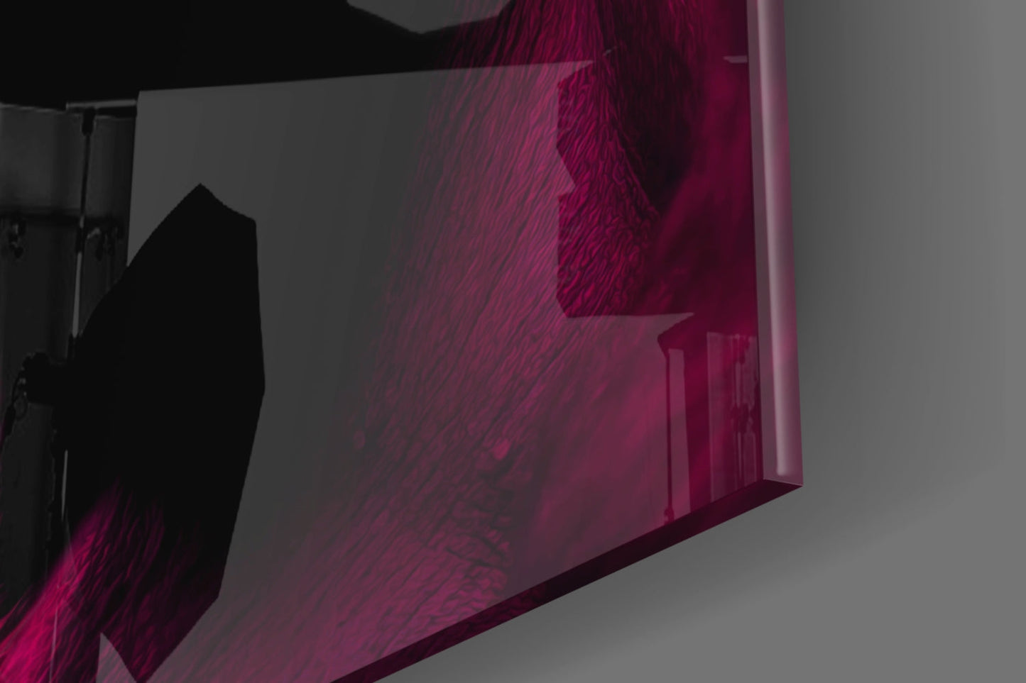 Ape the Thinker Color Glass Wall Art