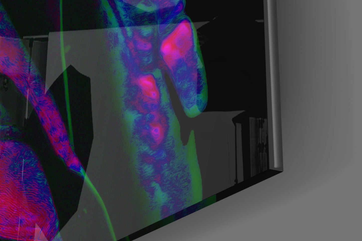 Ape the Cool Dichro Glass Wall Art