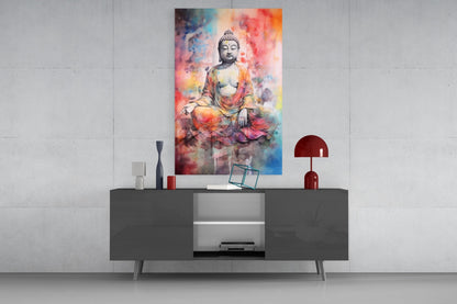 Buddha Glass Wall Art