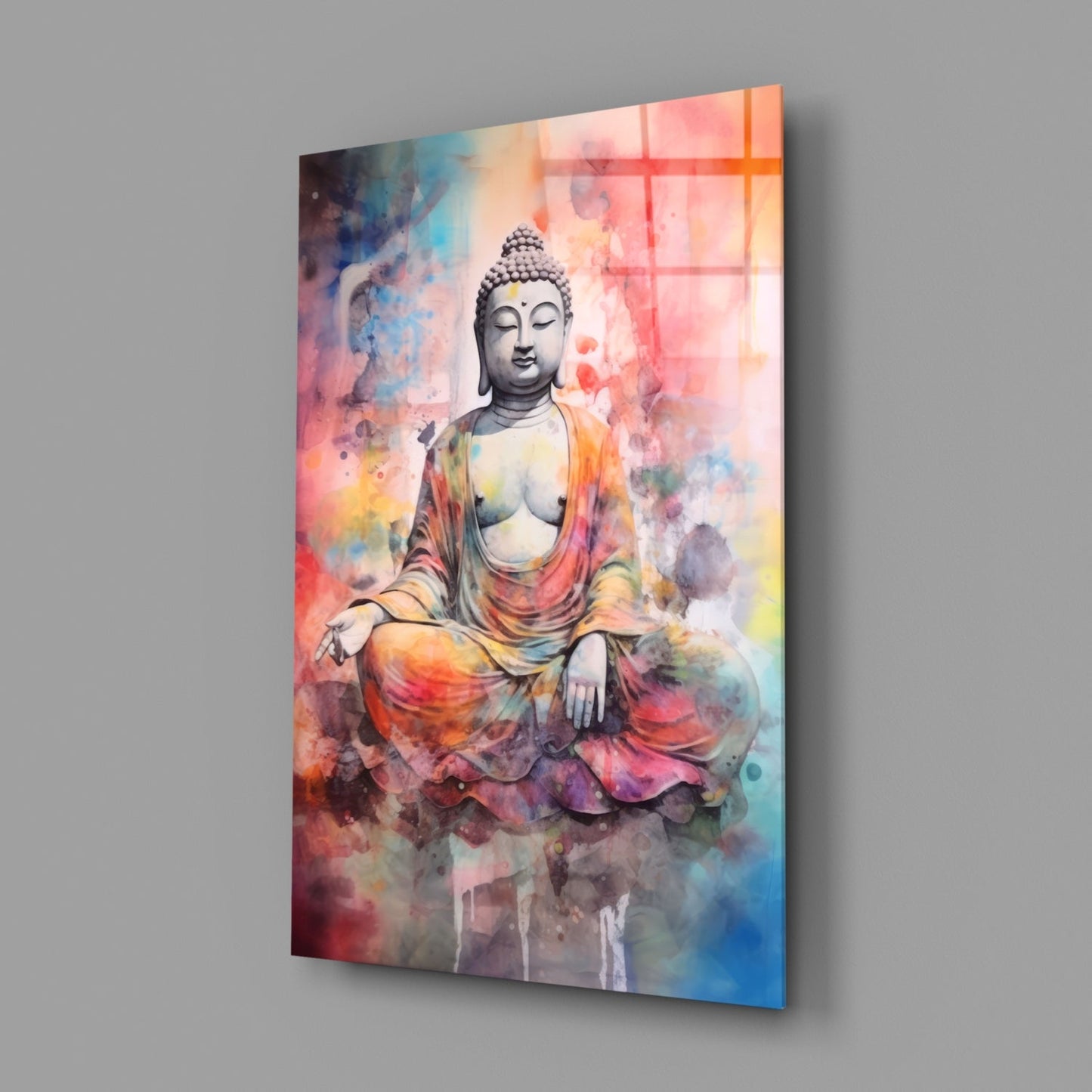 Buddha Glass Wall Art