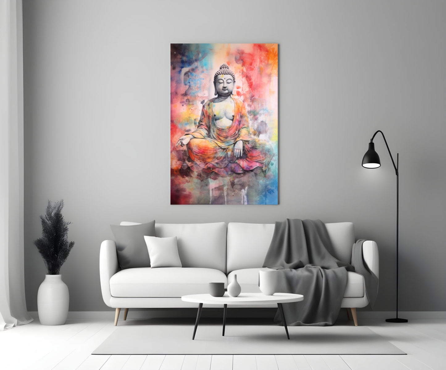 Buddha Glass Wall Art