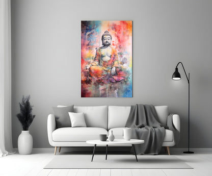 Buddha Glass Wall Art