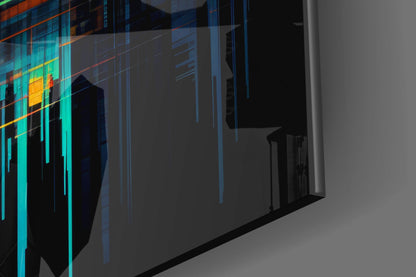 Color Stream Glass Wall Art