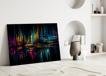 Color Stream Glass Wall Art