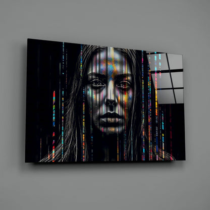 Color Stream Glass Wall Art