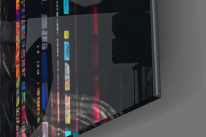 Color Stream Glass Wall Art