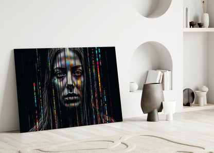 Color Stream Glass Wall Art