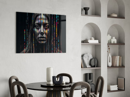 Color Stream Glass Wall Art