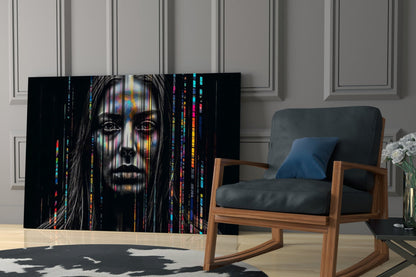 Color Stream Glass Wall Art