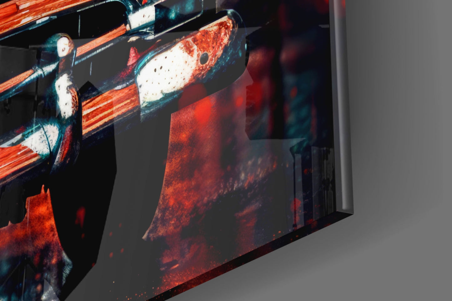 Vintage American Car Glass Wall Art