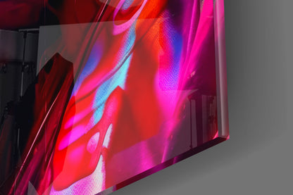 Stylish Woman Glass Wall Art