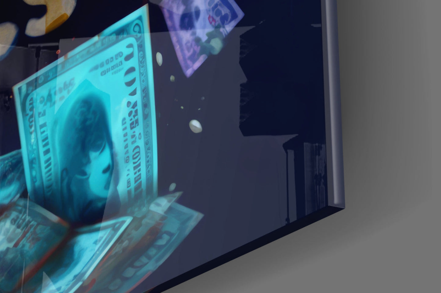 Rich Panda Glass Wall Art