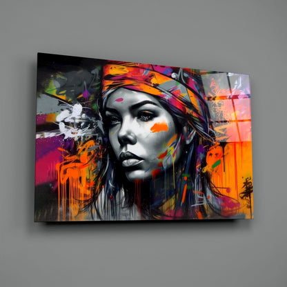Peaceful Mind Glass Wall Art