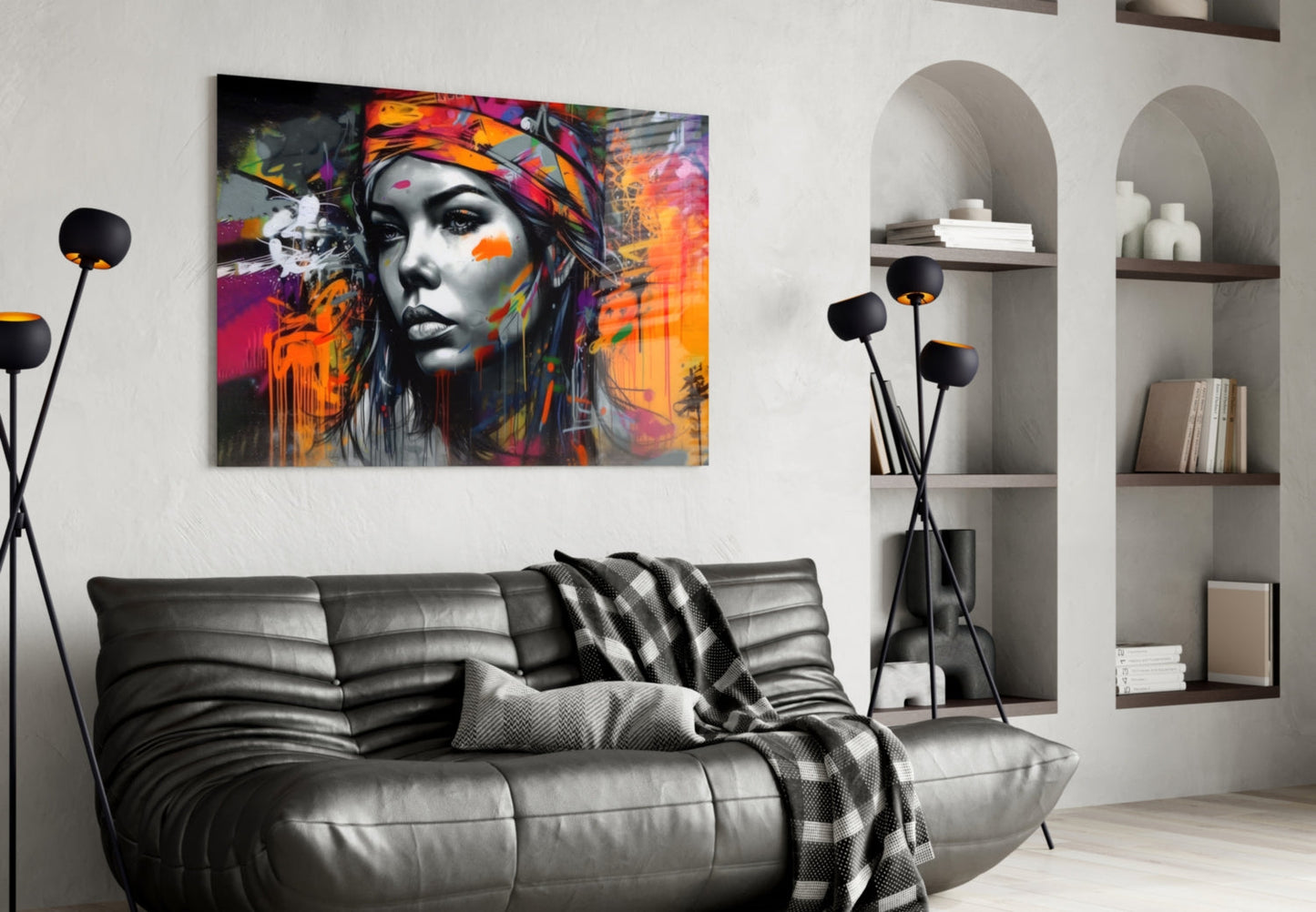 Peaceful Mind Glass Wall Art