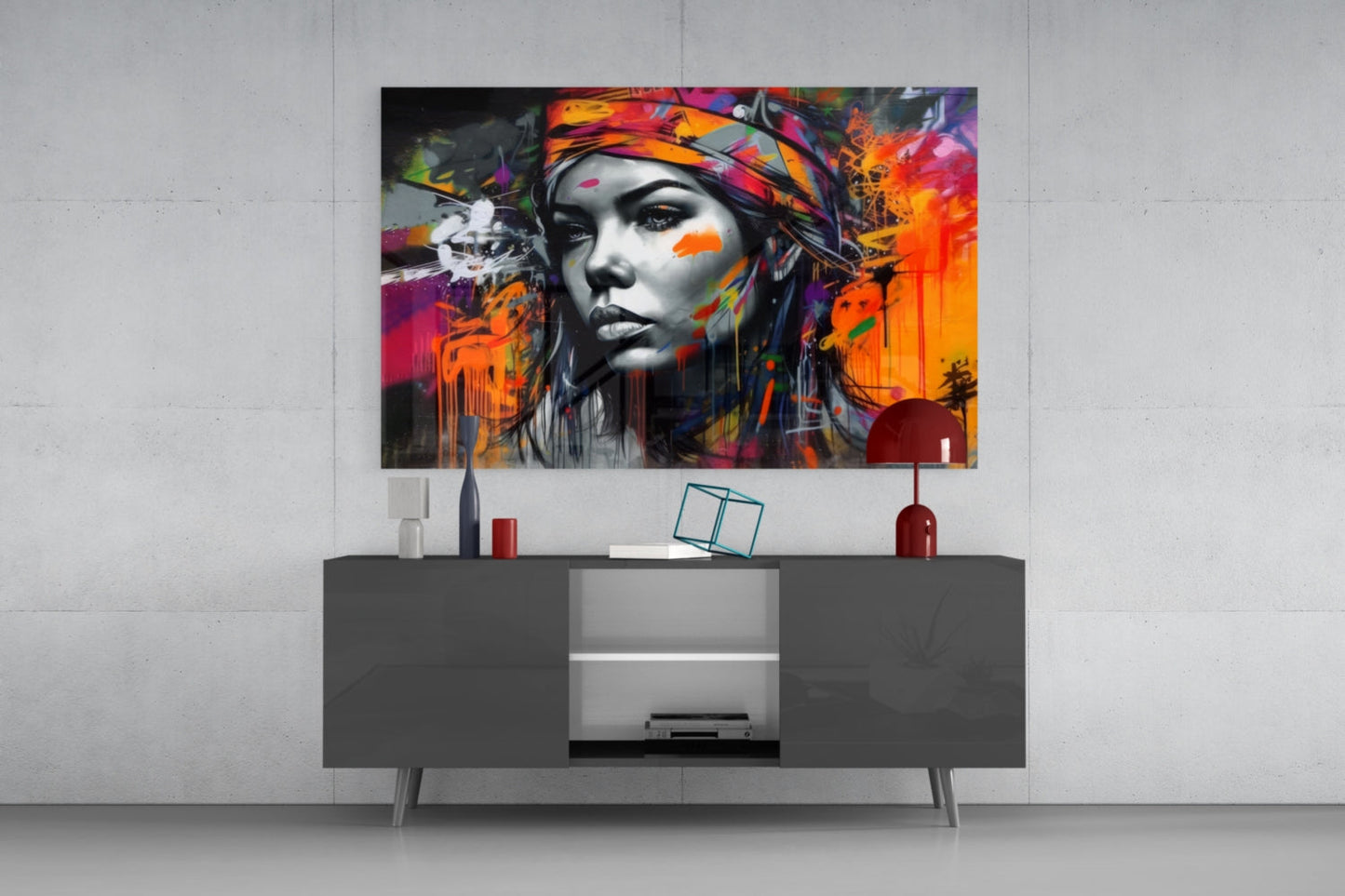 Peaceful Mind Glass Wall Art