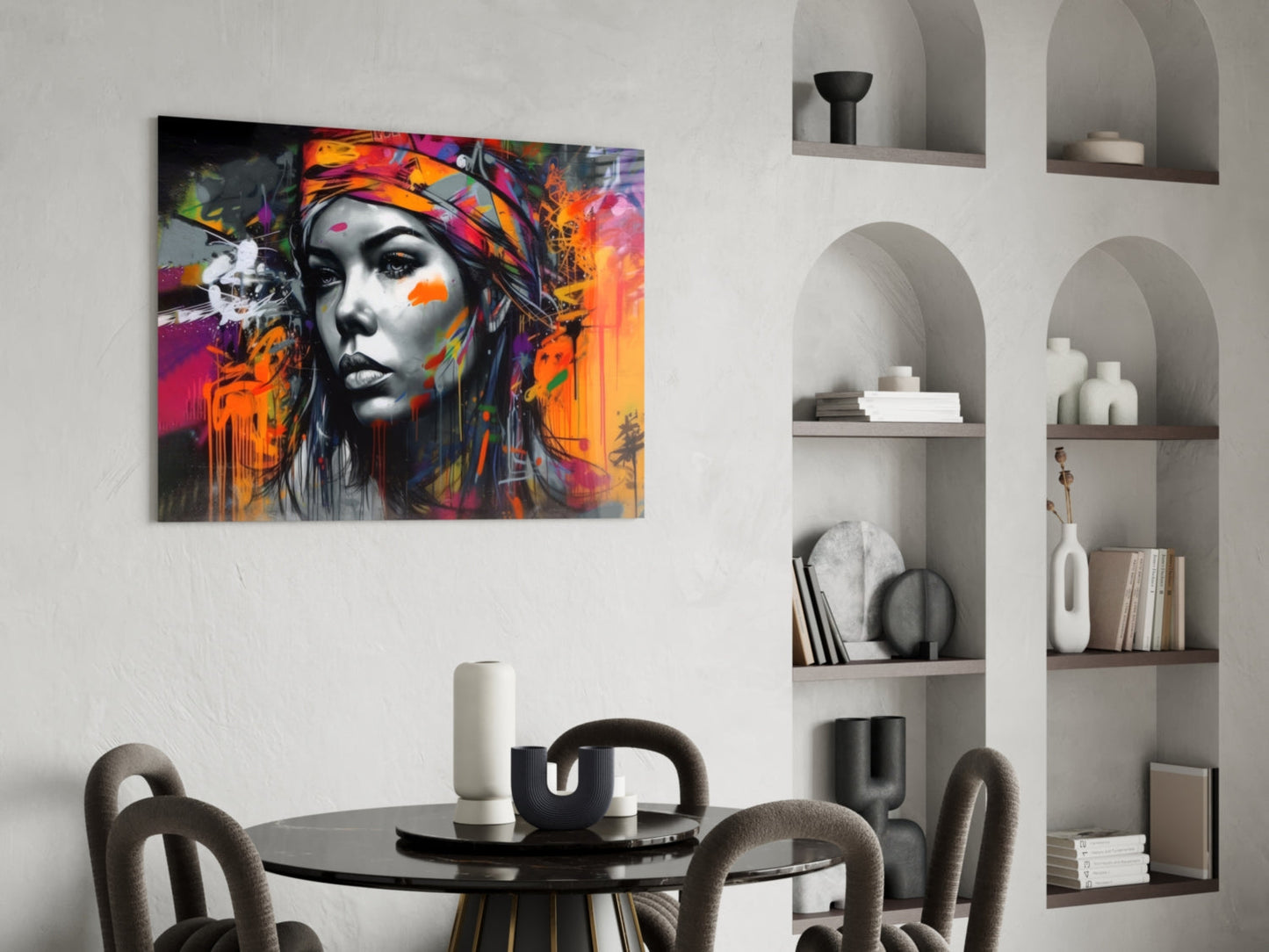 Peaceful Mind Glass Wall Art