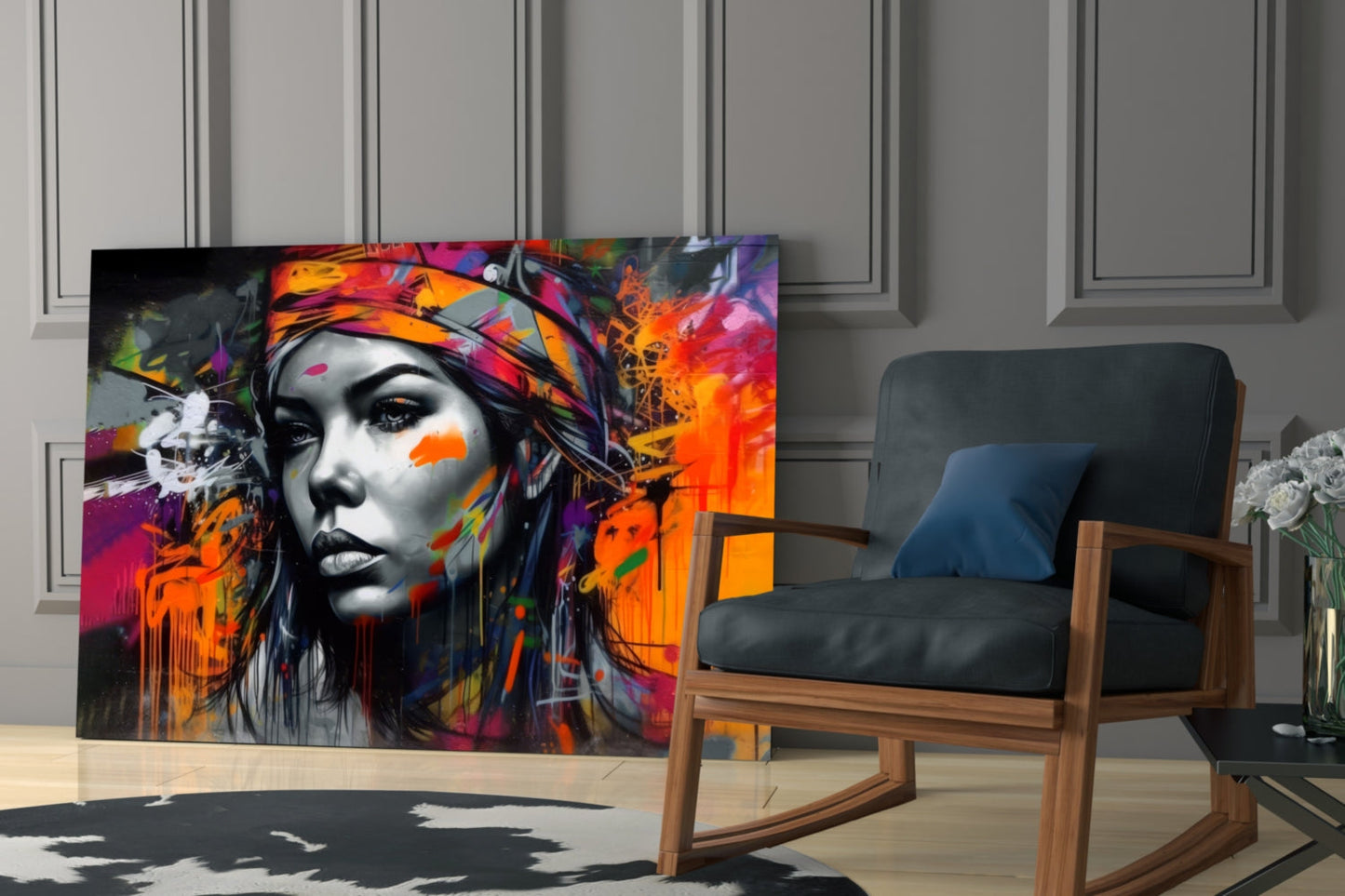 Peaceful Mind Glass Wall Art