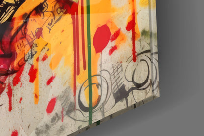 Rose Bullet Glass Wall Art