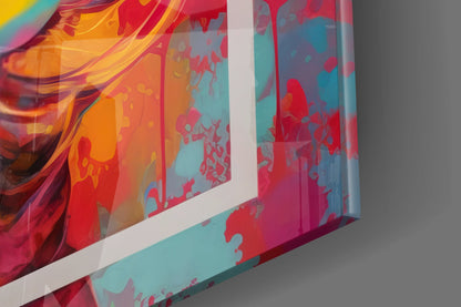 Bubbles and Kisses Glass Wall Art