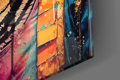 Streetwear Tiger Graffiti Glass Wall Art