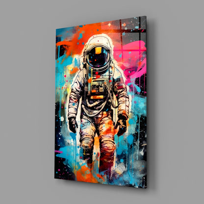 Astronaut Glass Wall Art
