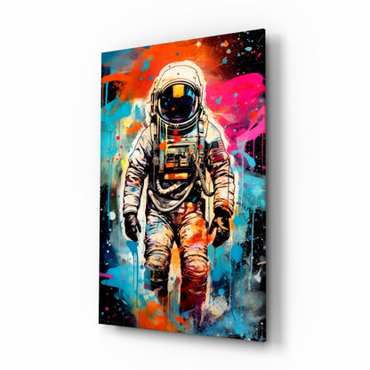 Astronaut Glass Wall Art
