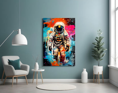 Astronaut Glass Wall Art