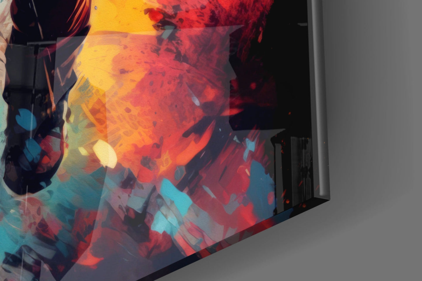 Astronaut Glass Wall Art