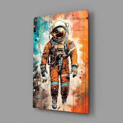 Astronaut Glass Wall Art