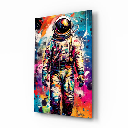 Astronaut Glass Wall Art