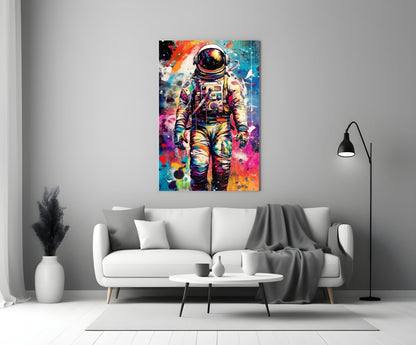 Astronaut Glass Wall Art