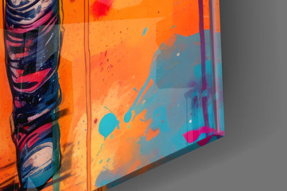Astronaut Glass Wall Art