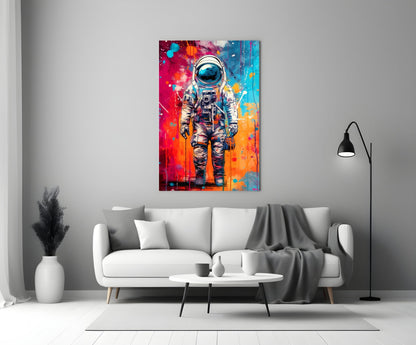 Astronaut Glass Wall Art