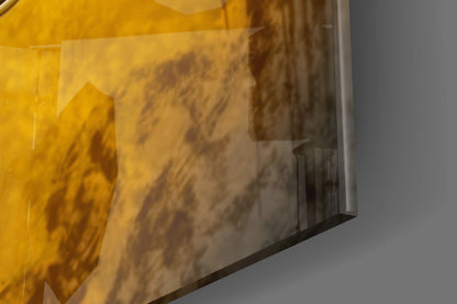 Cool Giraffe Sunglasses Glass Wall Art