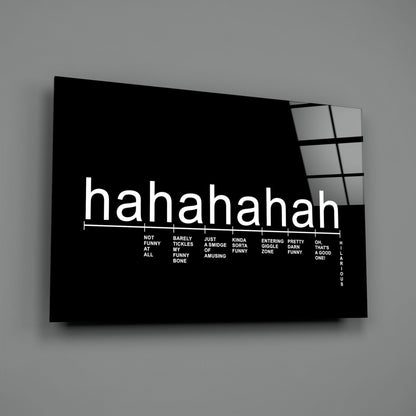 Laughter Analysis Glass Wall Art
