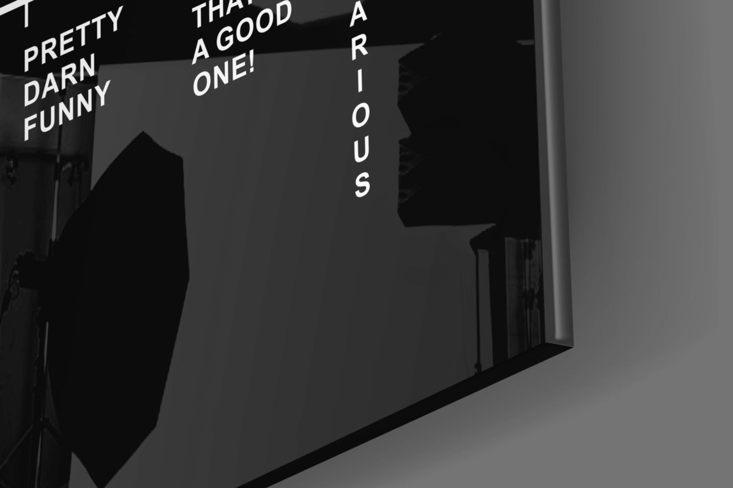 Laughter Analysis Glass Wall Art
