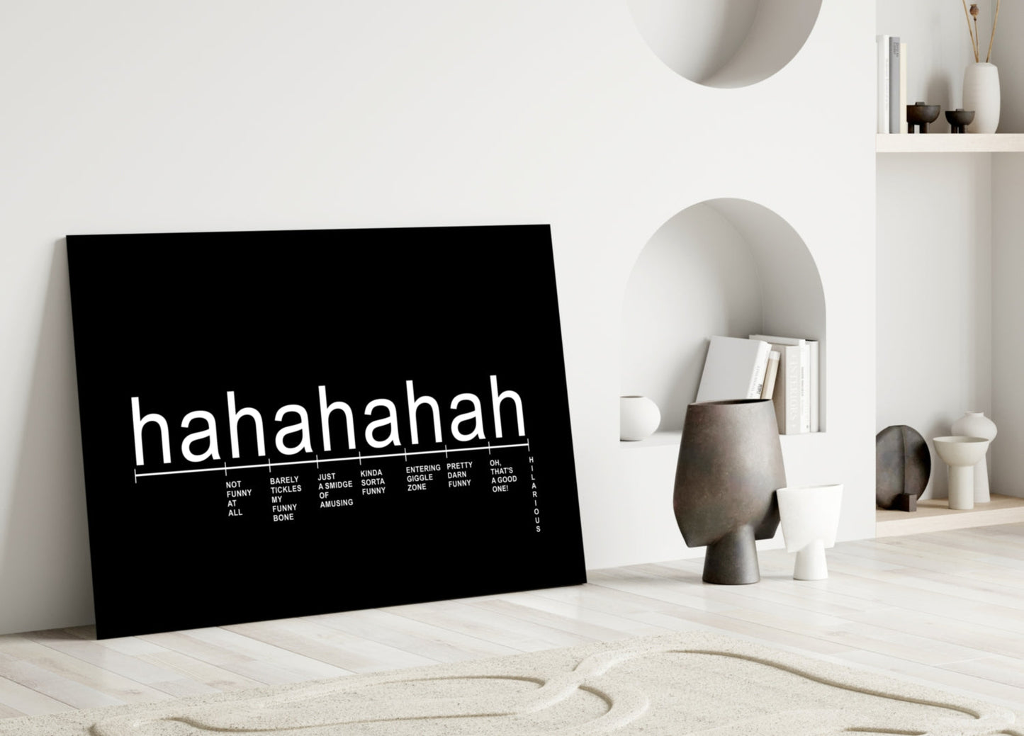 Laughter Analysis Glass Wall Art