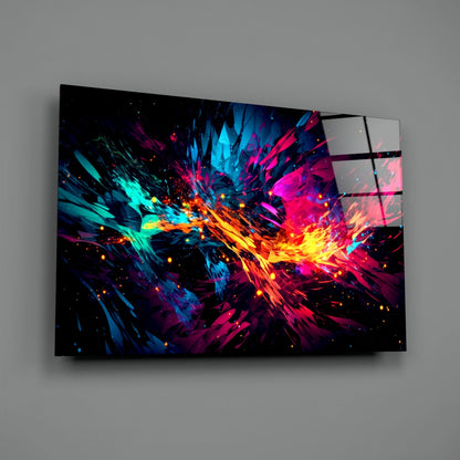 Color Bang Glass Wall Art