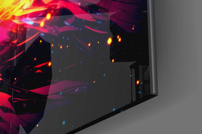 Color Bang Glass Wall Art