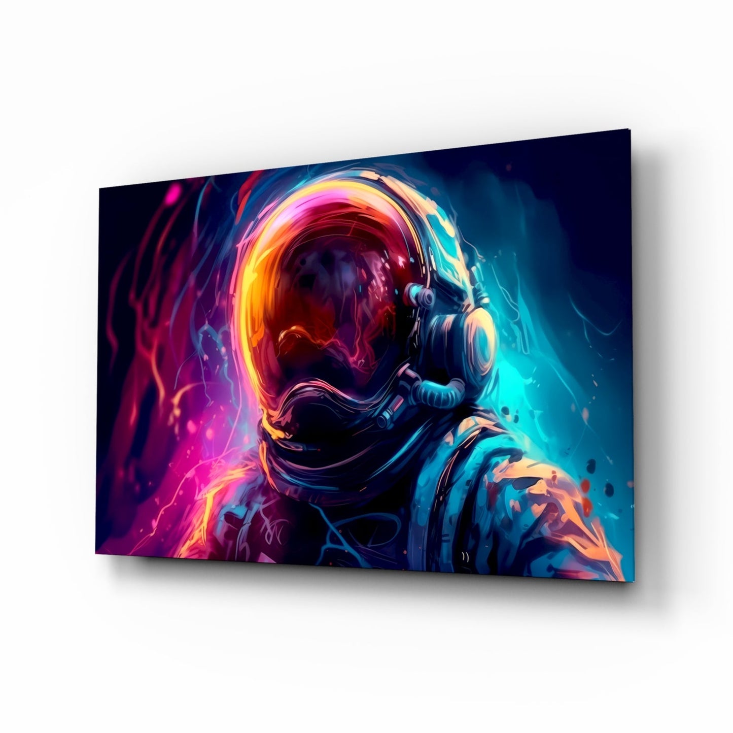 Astronaut Glass Wall Art