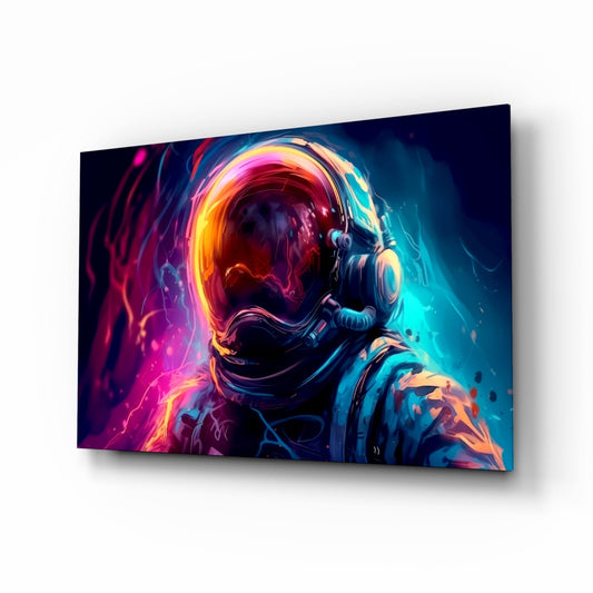 Astronaut Glass Wall Art